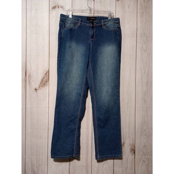Venezia‎ Jeans Ladies 14 Straight Leg Detailed Pockets - Picture 1 of 8